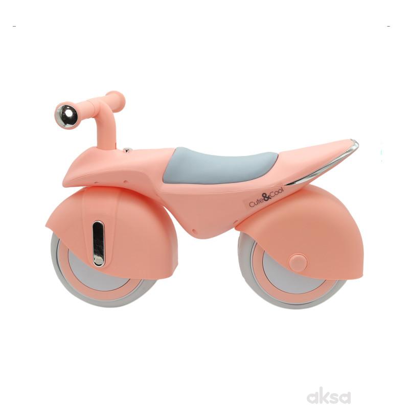 Cute&Cool guralica za decu motor, roze 