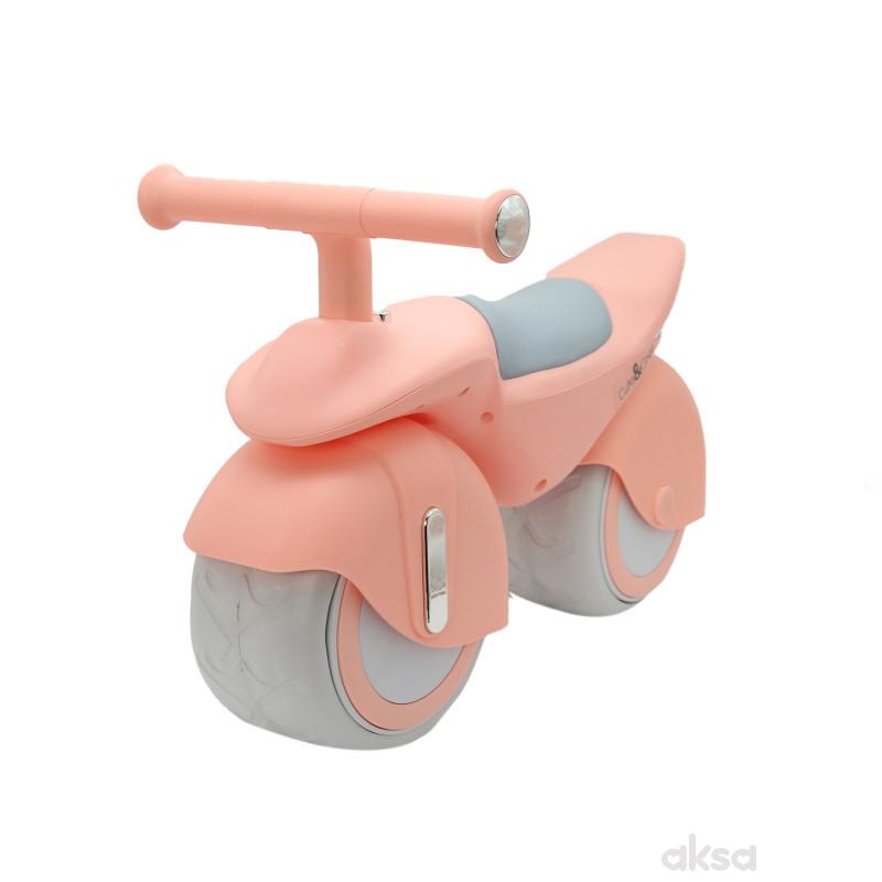 Cute&Cool guralica za decu motor, roze 