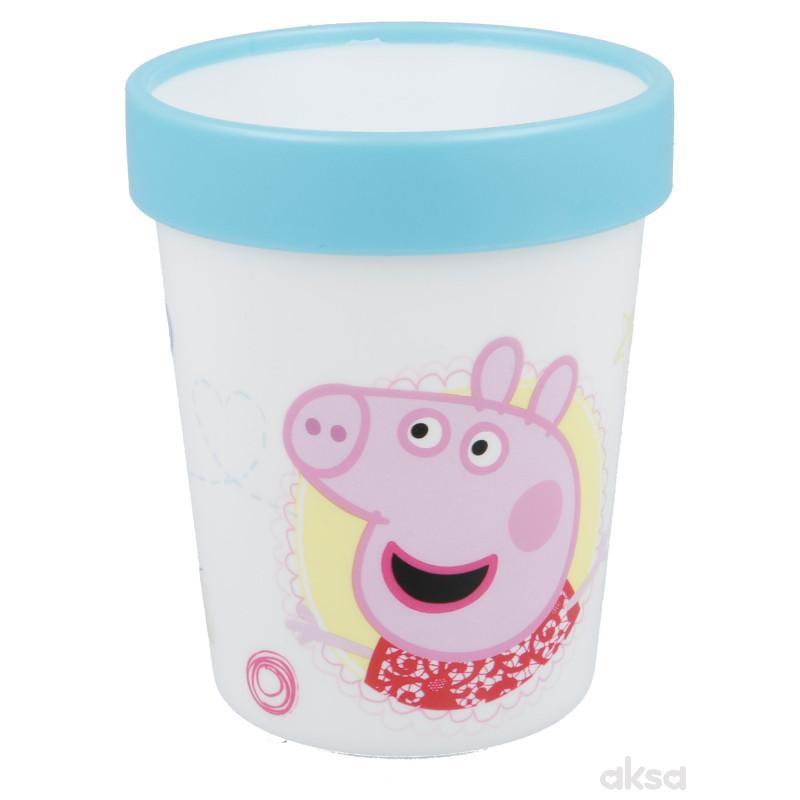 Stor neklizajuća čaša 260 ml Peppa Pig