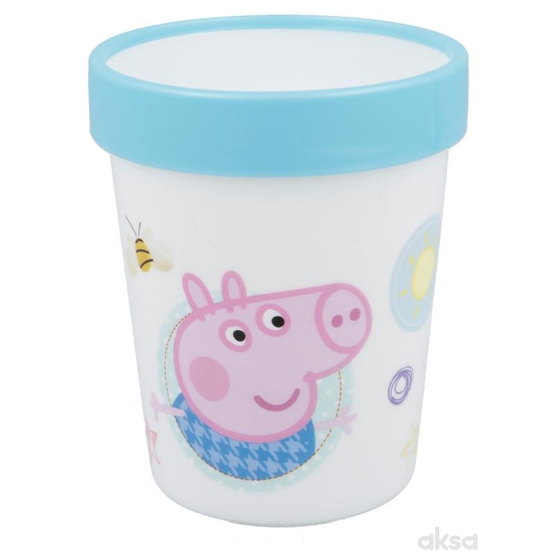 Stor neklizajuća čaša 260 ml Peppa Pig