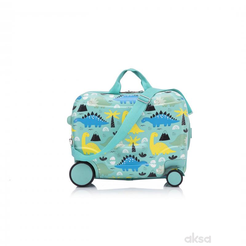 Cute&Cool kofer za decu, Ride-on, dino