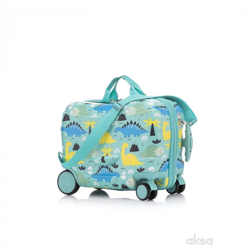 Cute&Cool kofer za decu, Ride-on, dino