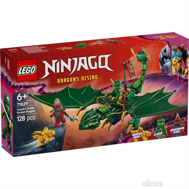 Lego ninjago lloyds green forest dragon