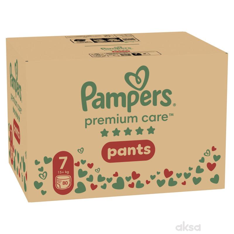 Pampers pants pelene montly 7 prem. 15kg+ 80kom