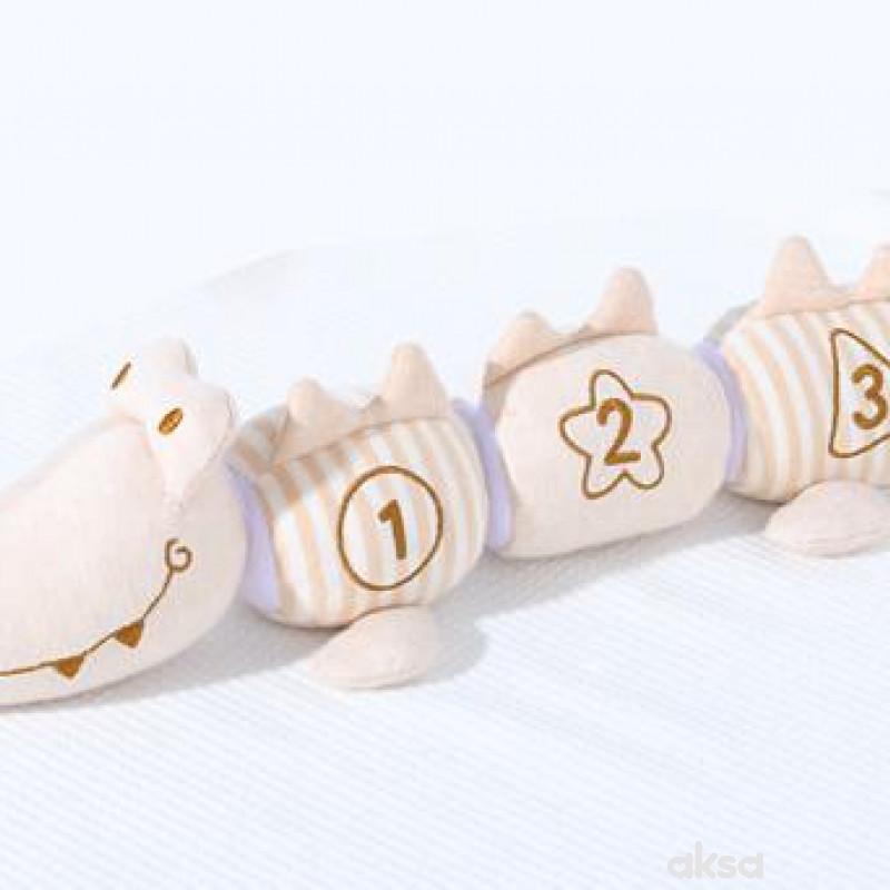 Cute&Cool plišana igračka bež krokodil