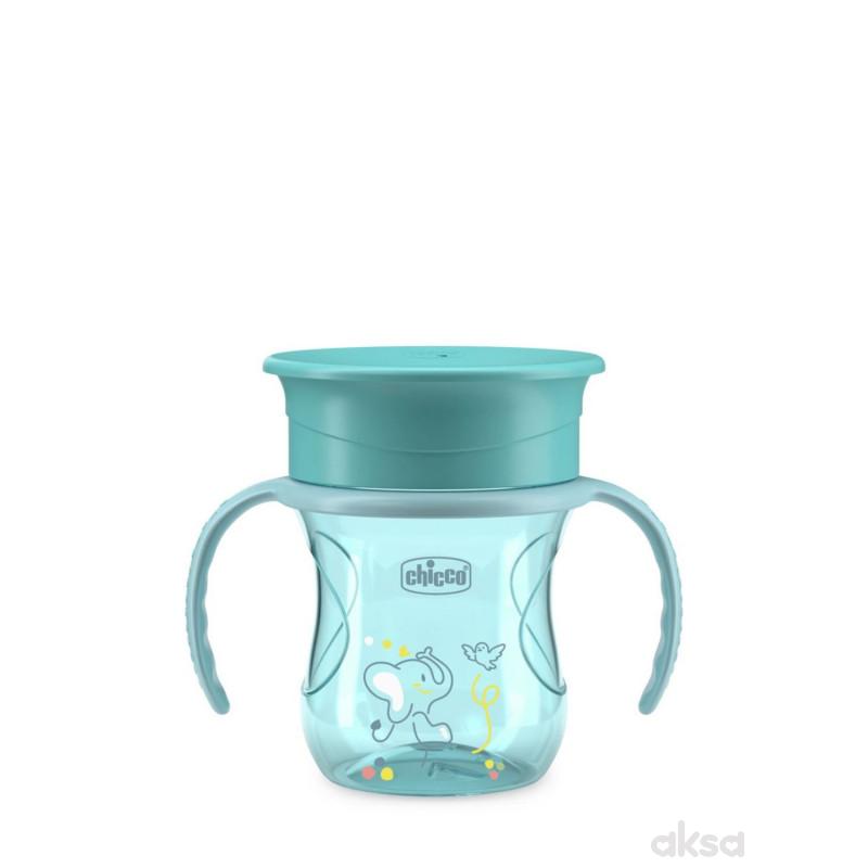 Chicco no spill čaša Perfect 360 stepeni,12+,plava