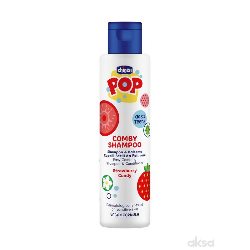 Chicco POP jagoda 2u1 šamp&regenerator 250ml 