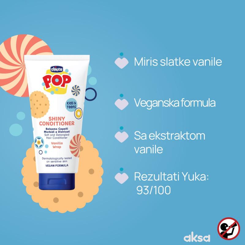 Chicco POP vanila regenerator sa šljokicama 150ml 