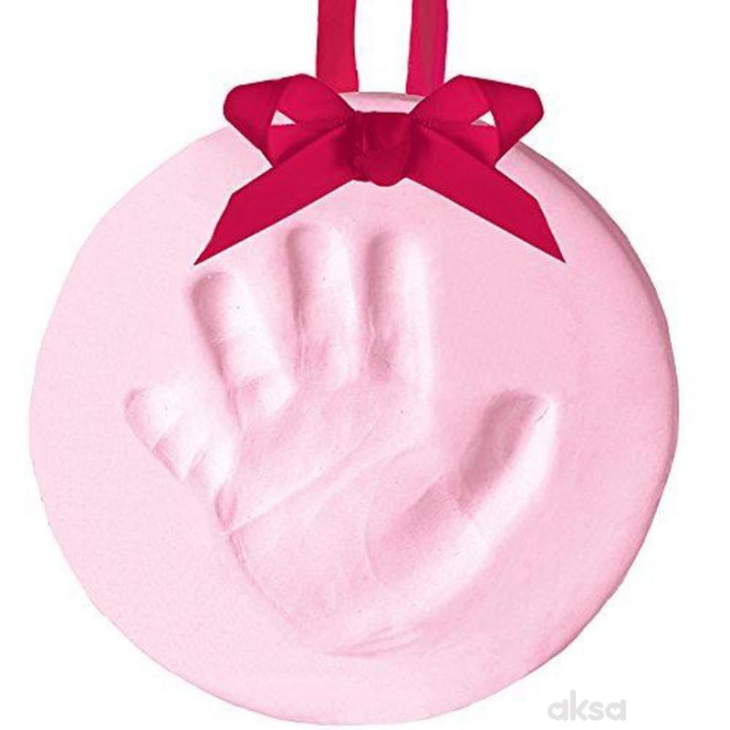 Pearhead otisak za stopalo ili ruku u glini,roze