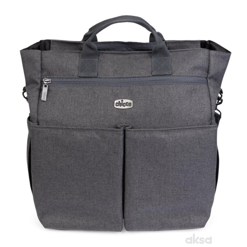 Chicco torba Parent bag, Black satin