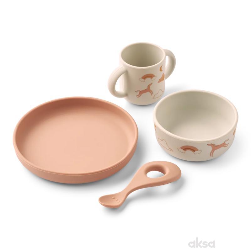 Liewood silik set za hr 4 pcs Vivi,Dream / Ecru
