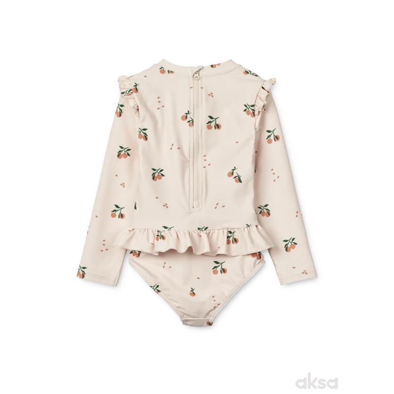 Liewood jednodelni kupaći Sille,Peach/Sea shell
