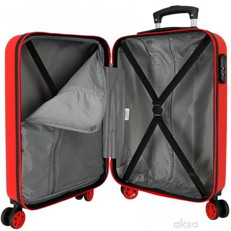 ABS Kofer 55cm sa 4 dupla točkića mickey crveni