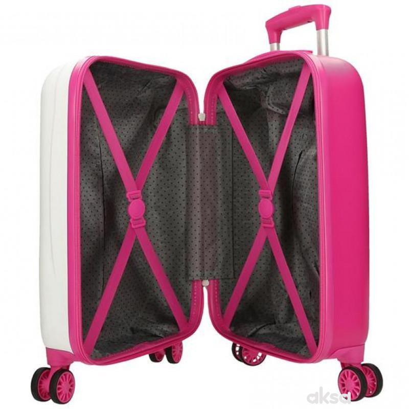 ABS Kofer 50cm sa 4 točkića minnie beli
