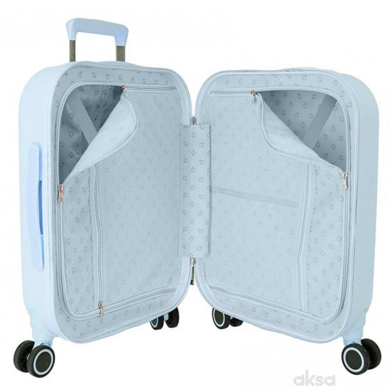 ABS Kofer 55cm sa 4 točkića annie plavi