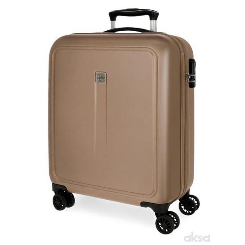 ABS Kofer 55cm sa 4 točkića braon