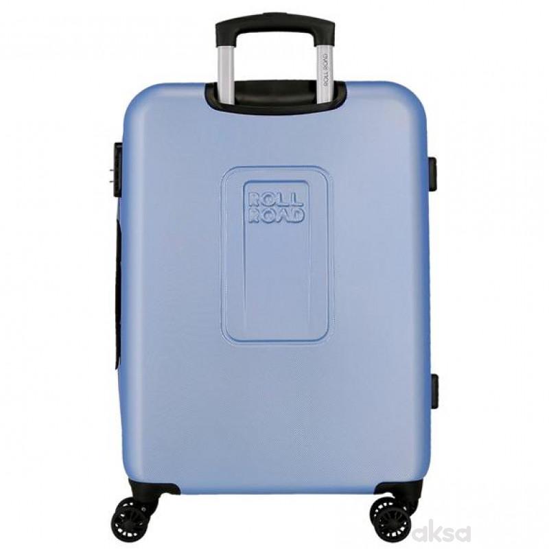 ABS Kofer 68cm sa 4 točkića plavi