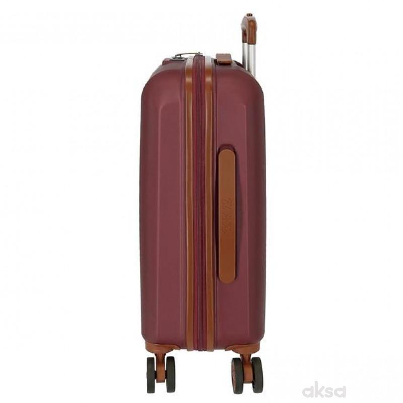 ABS Kofer 55cm sa 4 točkića premium bordo