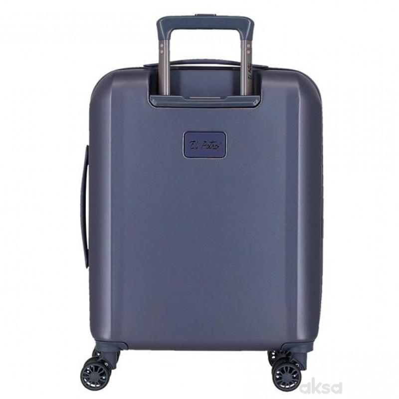 ABS Kofer 55cm sa 4 točkića sivi 2