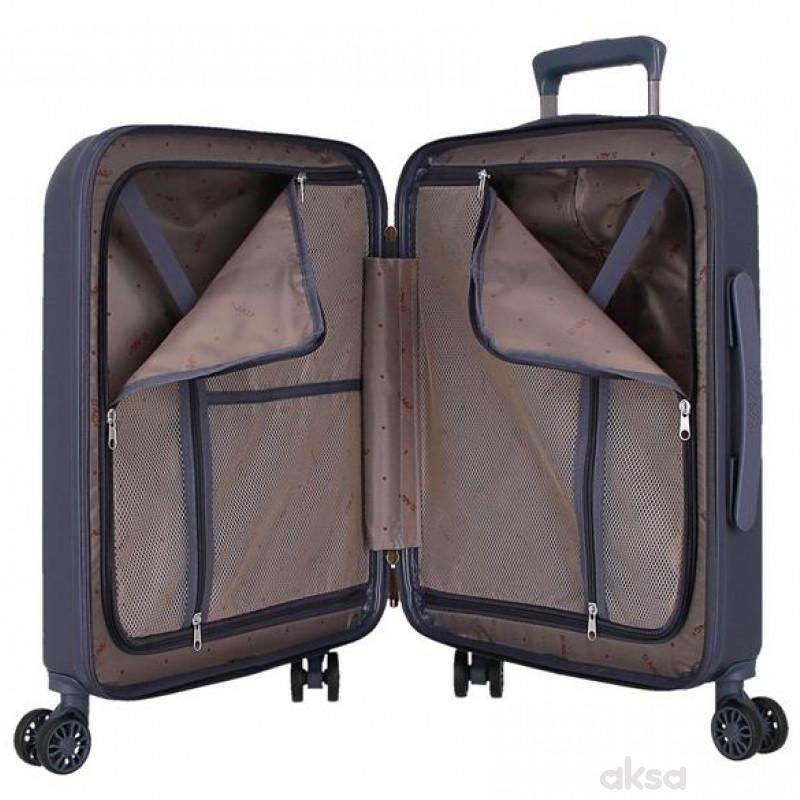 ABS Kofer 55cm sa 4 točkića sivi 2