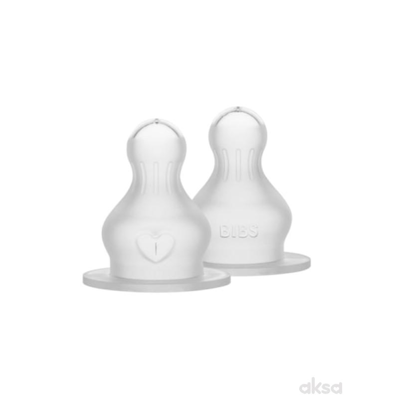 BIBS cucla za flašicu od silkona,2kom, protok L