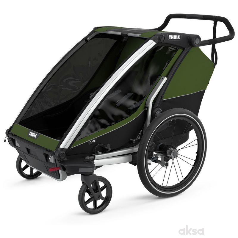 Thule prikolica za bicikl Chariot Cab2 CypresGreen