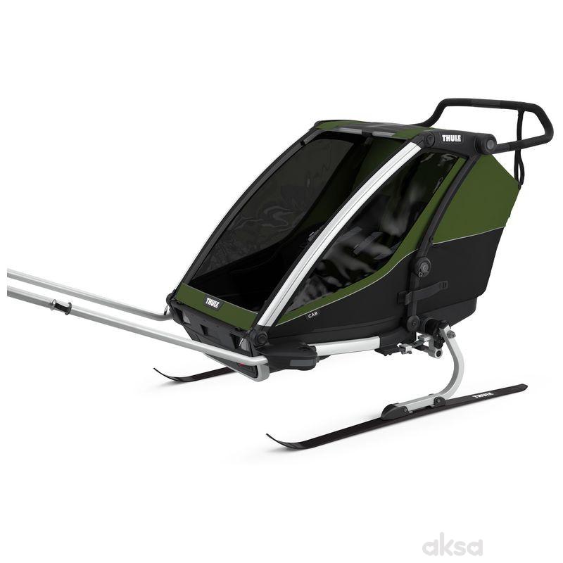 Thule prikolica za bicikl Chariot Cab2 CypresGreen