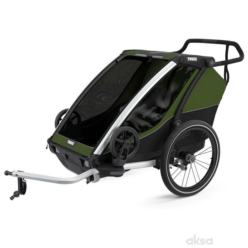 Thule prikolica za bicikl Chariot Cab2 CypresGreen