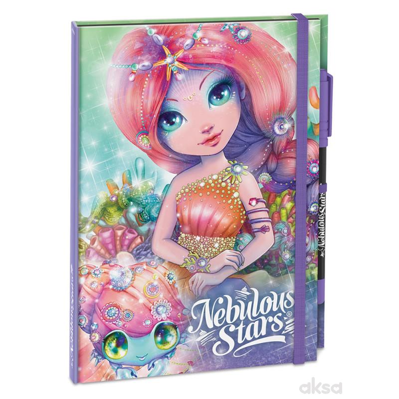 Notes A5 crni listovi Nebulous Stars sortirano 
