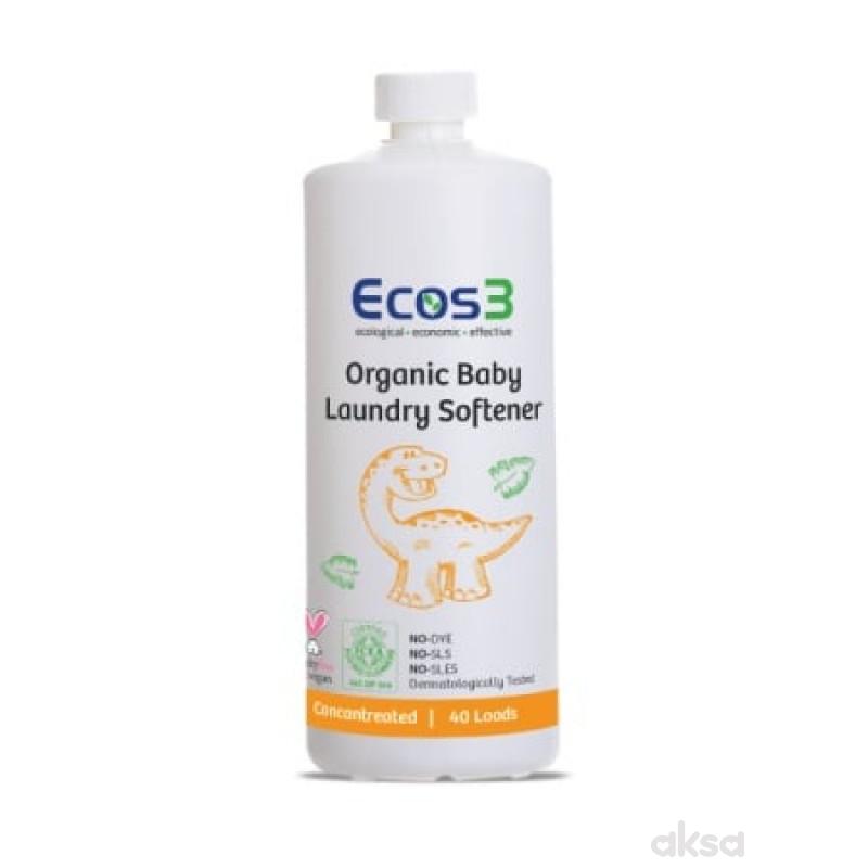 Ecos3 organski omekšivač za bebe 1L, 40 pranja 