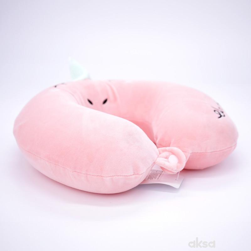 Lillo&Pippo Jastuk za  vrat, roze 