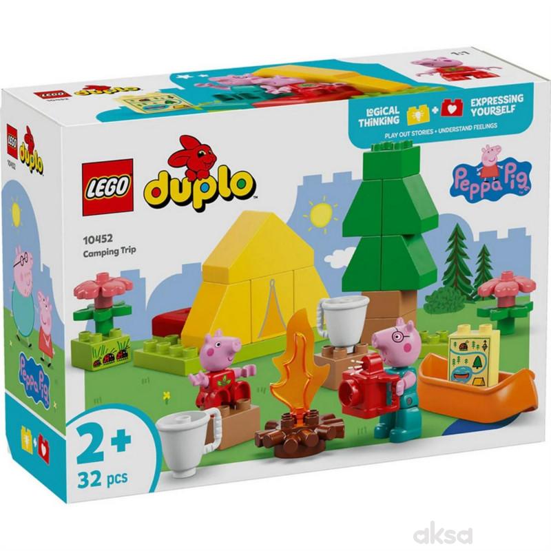 Lego duplo peppa pig camping trip