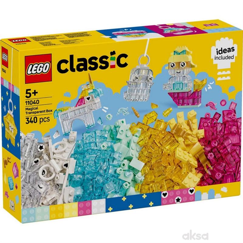 Lego classic magical transparent box