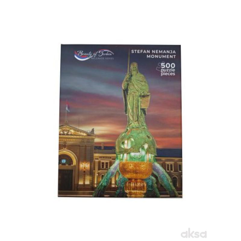 Beauty of Serbia Puzzle - Stefan Nemanja 500 pcs
