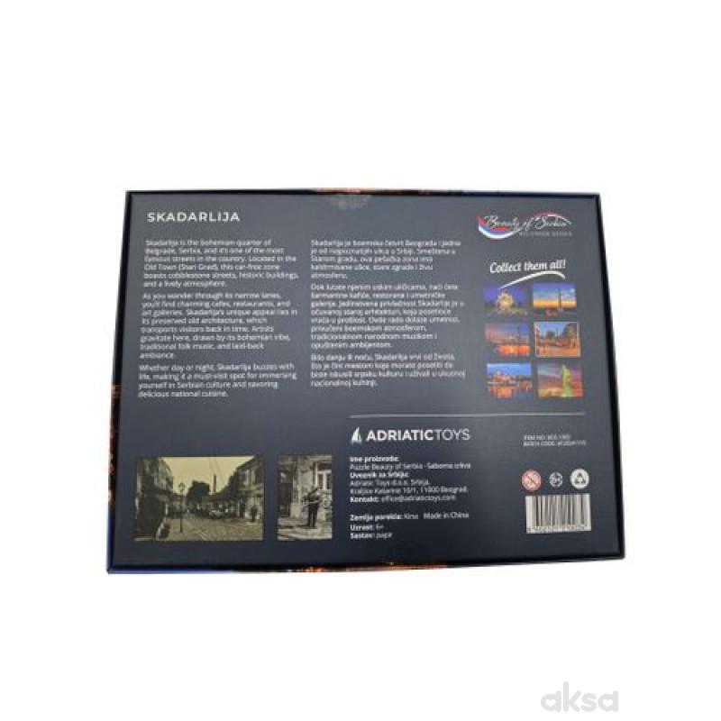 Beauty of Serbia Puzzle - Skadarlija 1000 pcs