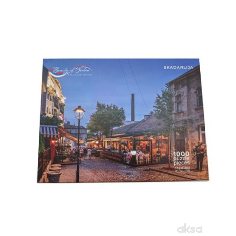 Beauty of Serbia Puzzle - Skadarlija 1000 pcs