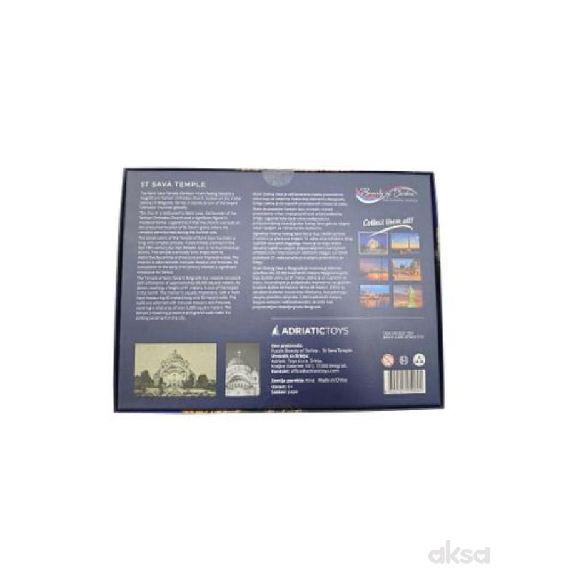 Beauty of Serbia Puzzle -Hram Svetog Save 1000 pcs