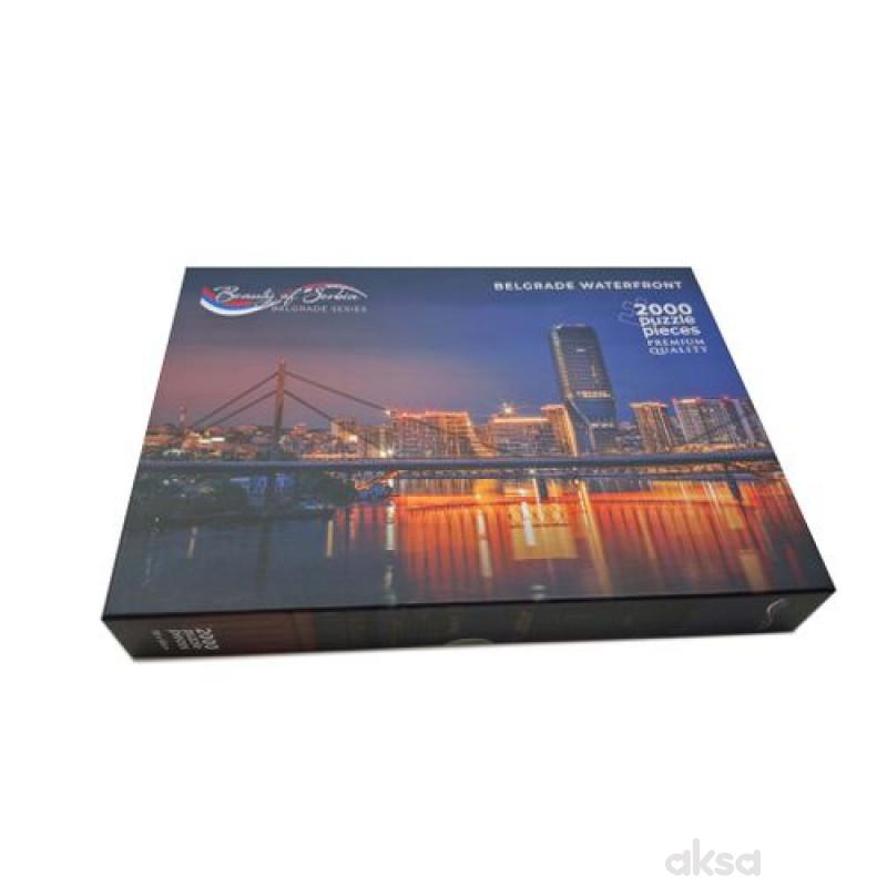 Beauty of Serbia Puzzle -Beograd na vodi 2000 pcs