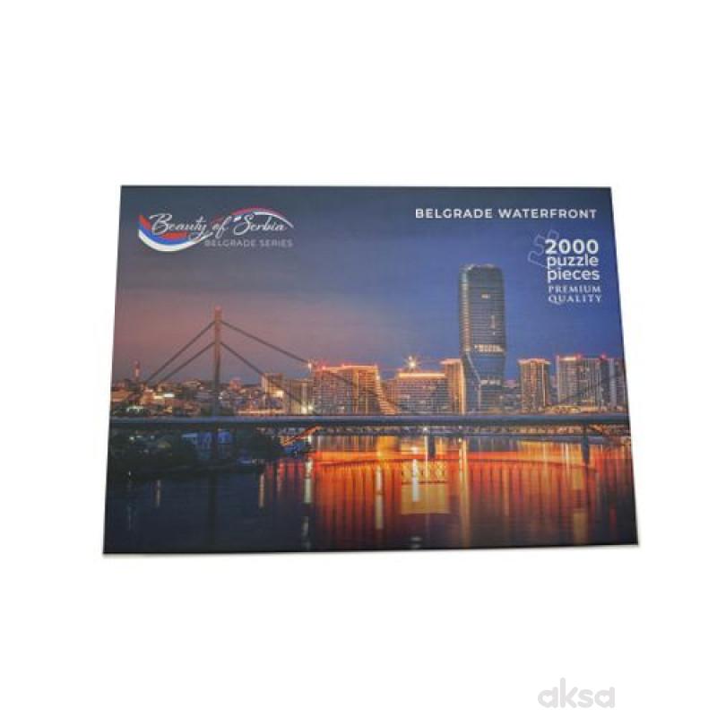 Beauty of Serbia Puzzle -Beograd na vodi 2000 pcs