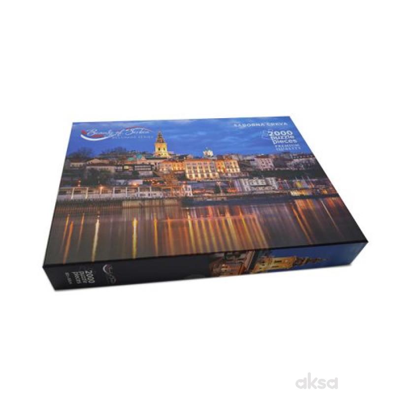 Beauty of Serbia Puzzle- Saborna Crkva 2000 pcs