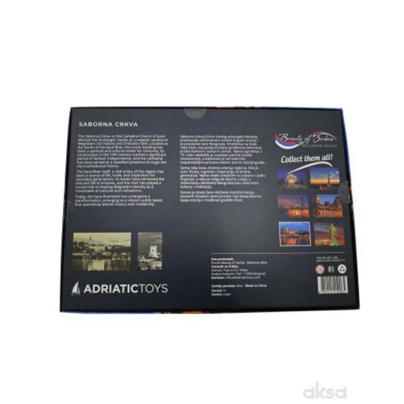 Beauty of Serbia Puzzle- Saborna Crkva 2000 pcs