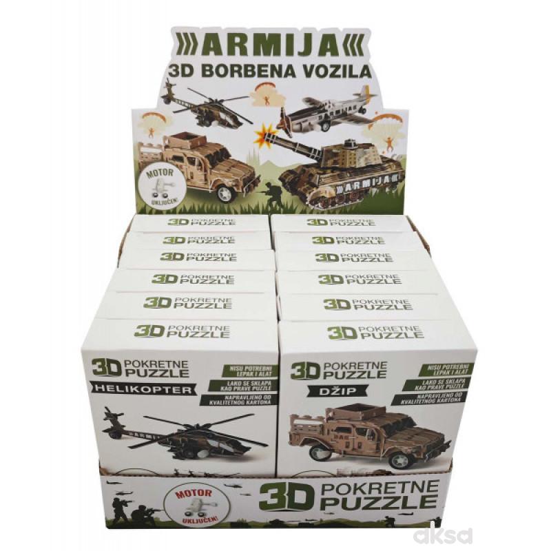 3D puzzle ARMIJA borbena vozila