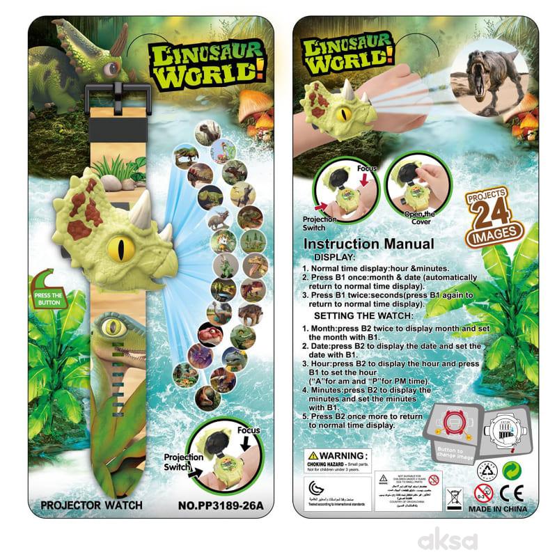 HK Mini projektor sat, dinosaurus