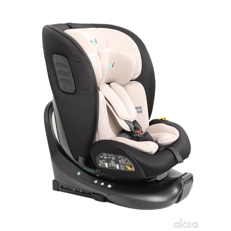 Puerri auto sedište HugSafe (40-150 cm),grey beige