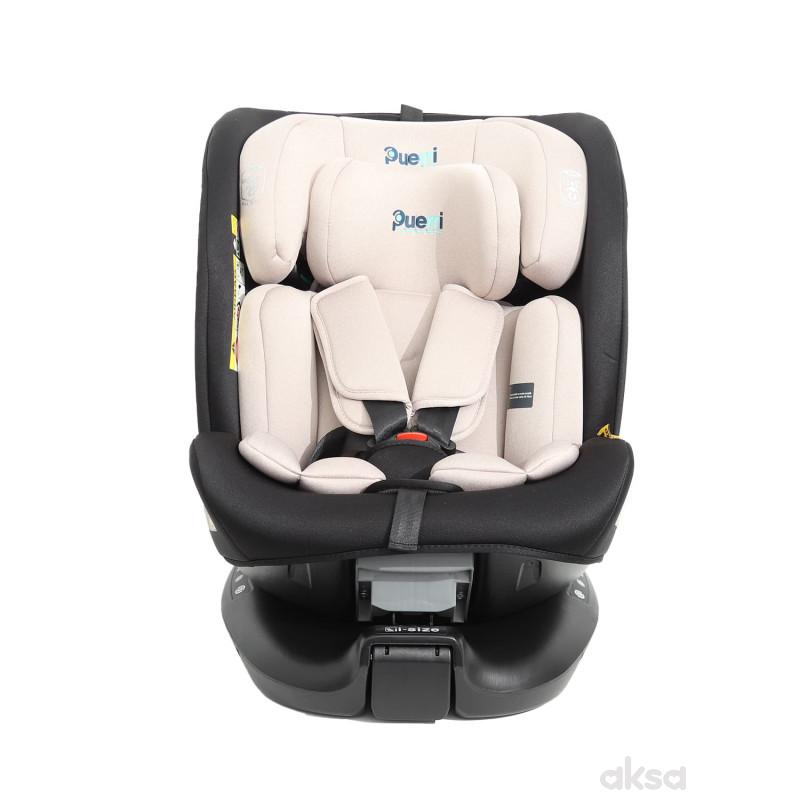 Puerri auto sedište HugSafe (40-150 cm),grey beige