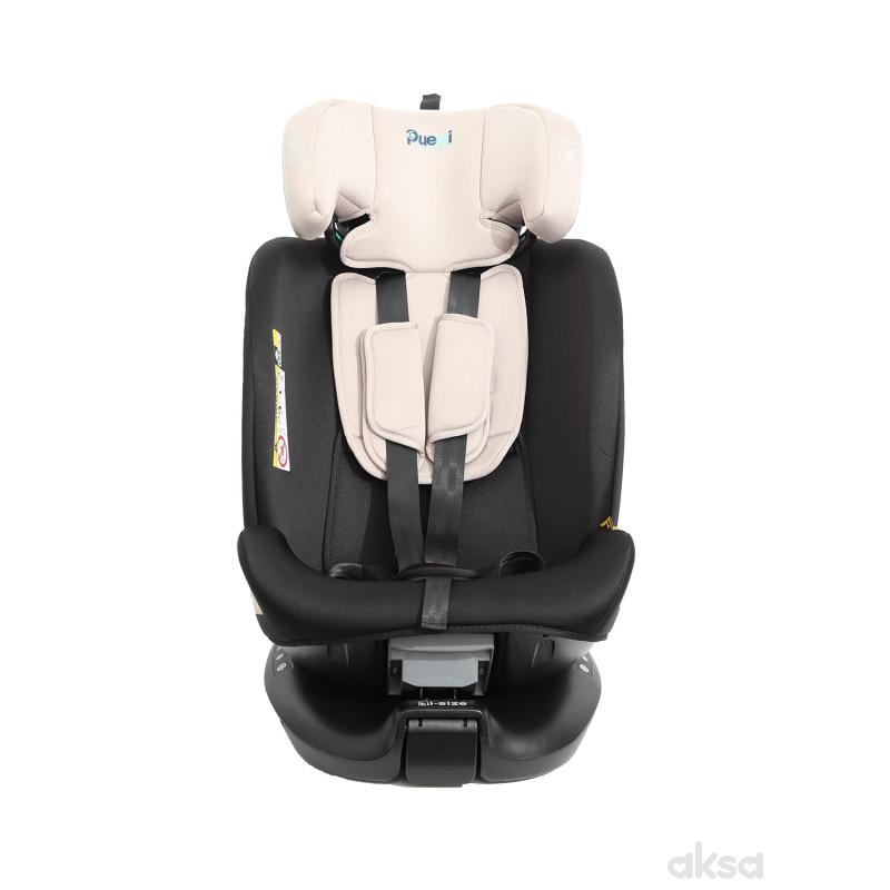 Puerri auto sedište HugSafe (40-150 cm),grey beige