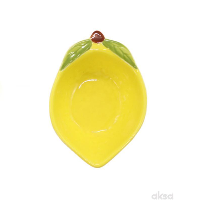 Cute&Cool HOME dekorativna činija limun 12cm 