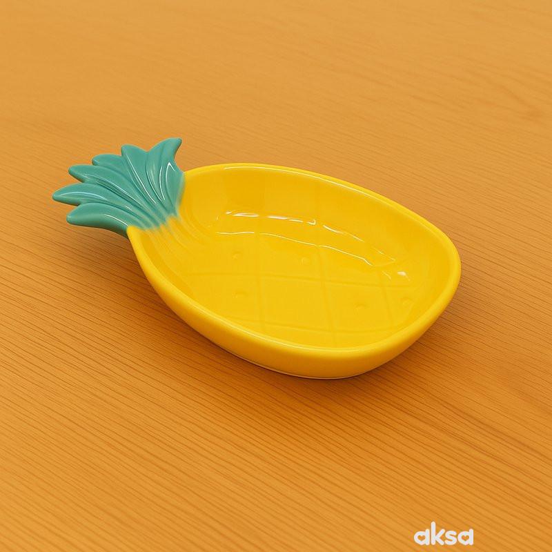 Cute&Cool HOME dekorativni tanjir ananas mali
