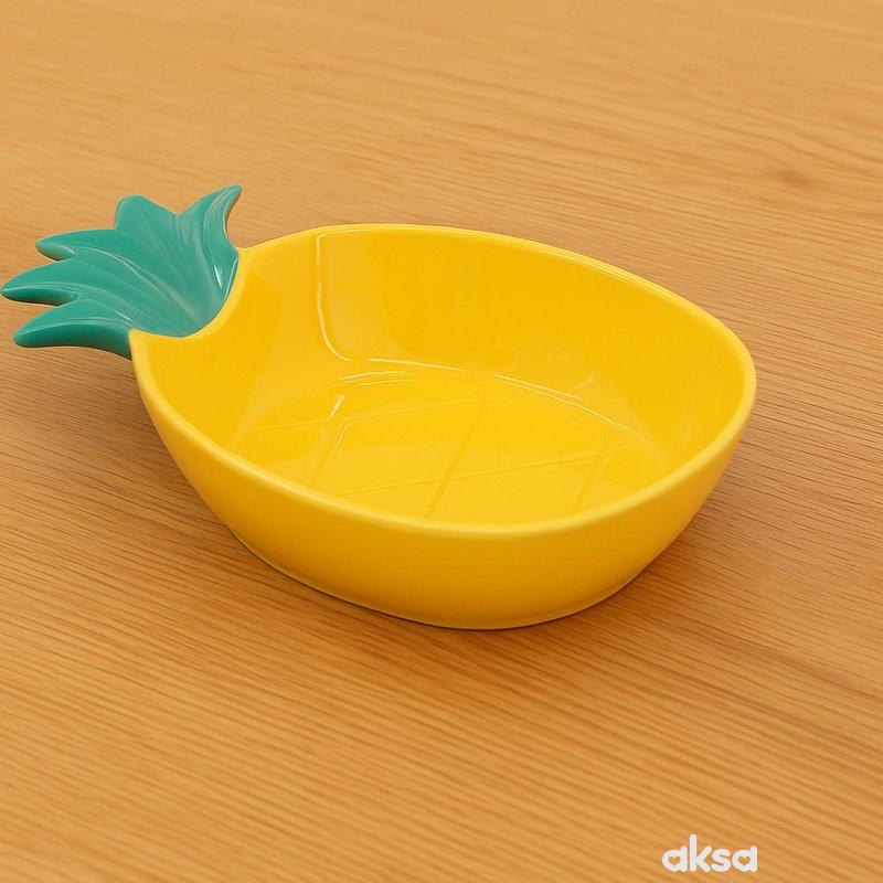 Cute&Cool HOME dekorativni tanjir ananas srednji