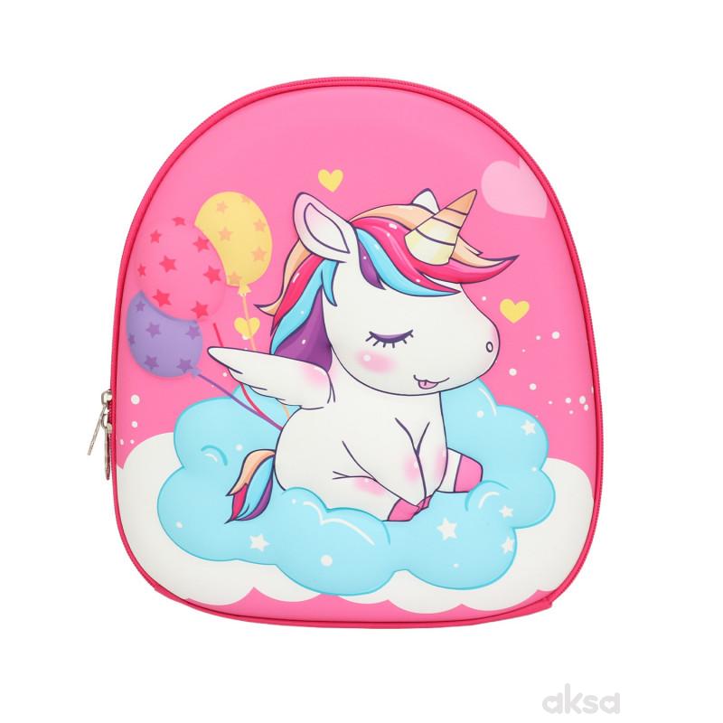 Cute&Cool dečiji ranac 3D jednorog roze
